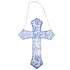 Blue and White Cross Door Hanger